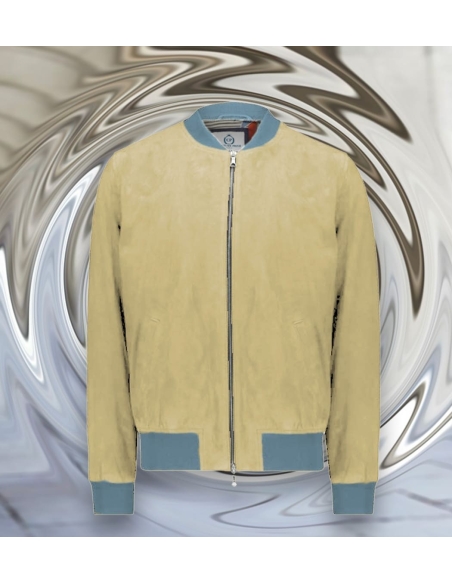 Blouson Suede écru MA1 Steve