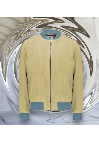 Blouson Suede écru MA1 Steve