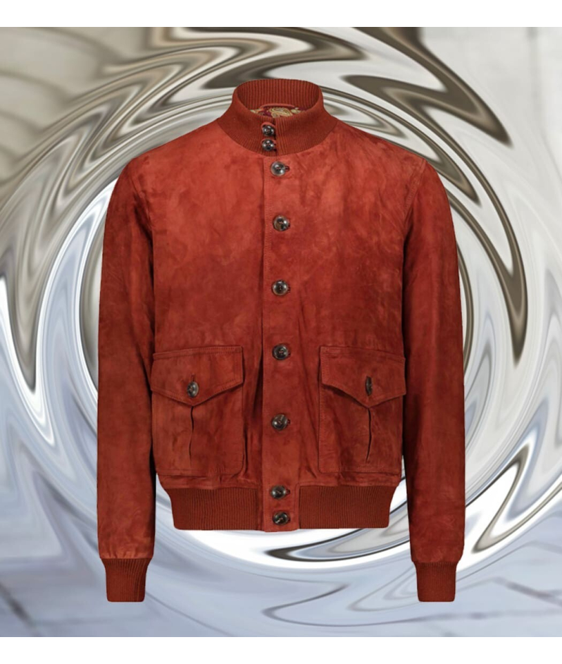 Blouson Nubuck rouge A1 Cary