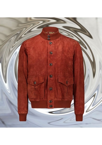 Blouson Nubuck rouge A1 Cary