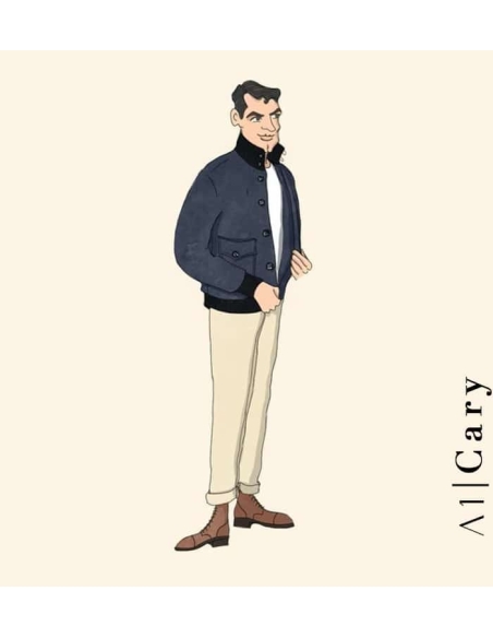 Blouson Nubuck rouge A1 Cary