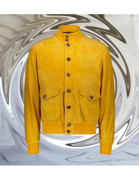 Blouson Nubuck jaune A1 Cary