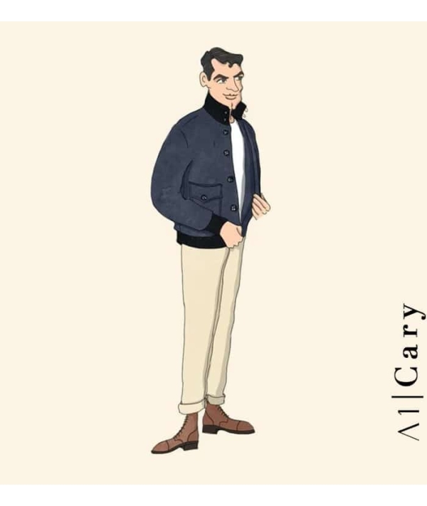 Blouson Nubuck jaune A1 Cary