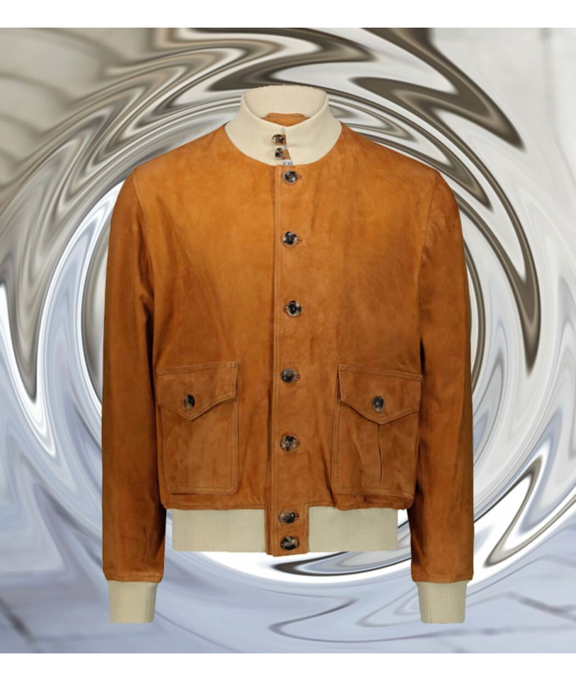 Blouson Nubuck camel A1 Cary
