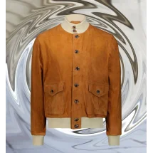 Blouson Nubuck camel A1 Cary | Costume Privé Paris