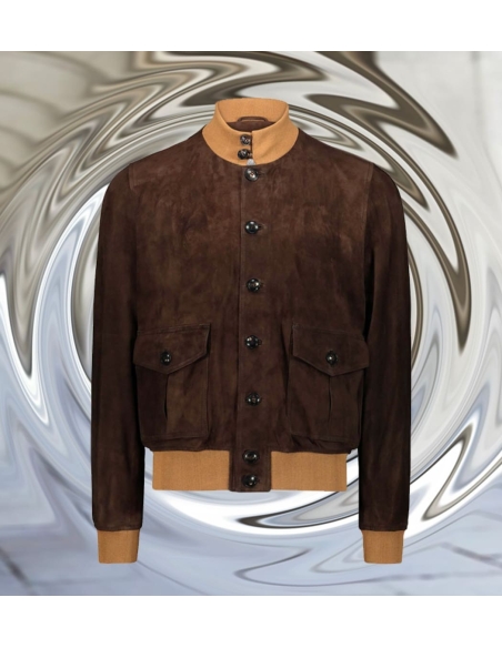 Blouson Nubuck marron A1 Cary