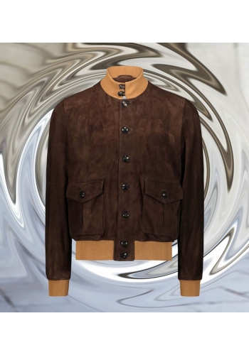 Blouson Nubuck marron A1 Cary