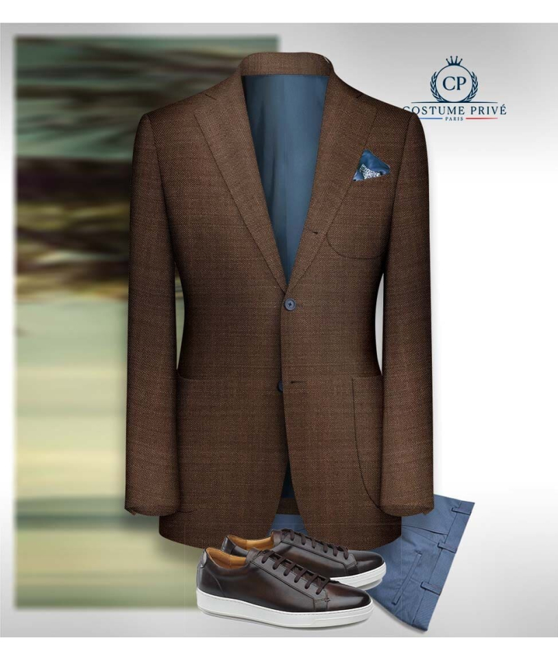 veste sport marron moyen