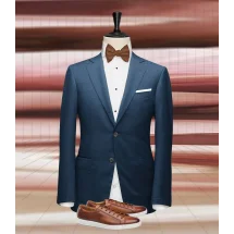 Costume mariage bleu moyen champêtre | Costume Privé Paris