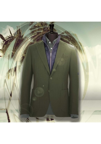 Veste vert kaki plastron amovible