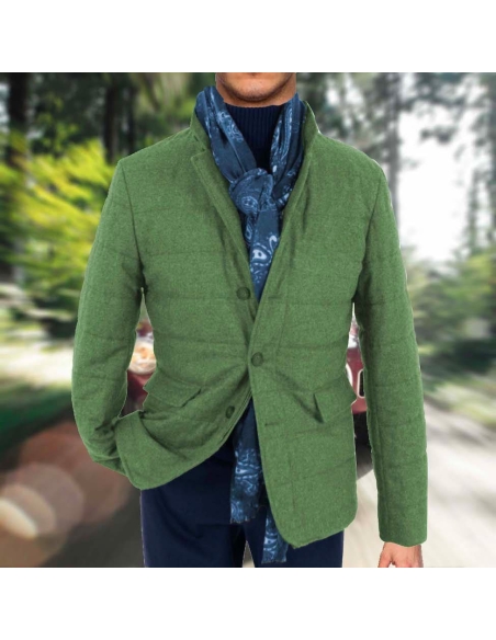 Veste matelassée verte