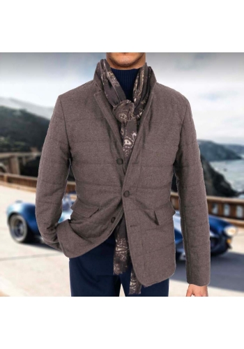 Veste matelassée marron