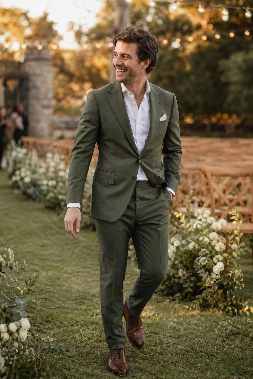 Marié en costume sur mesure — FAQ sur les Costumes Italiens et Anglais — style italien ou style anglais pour votr