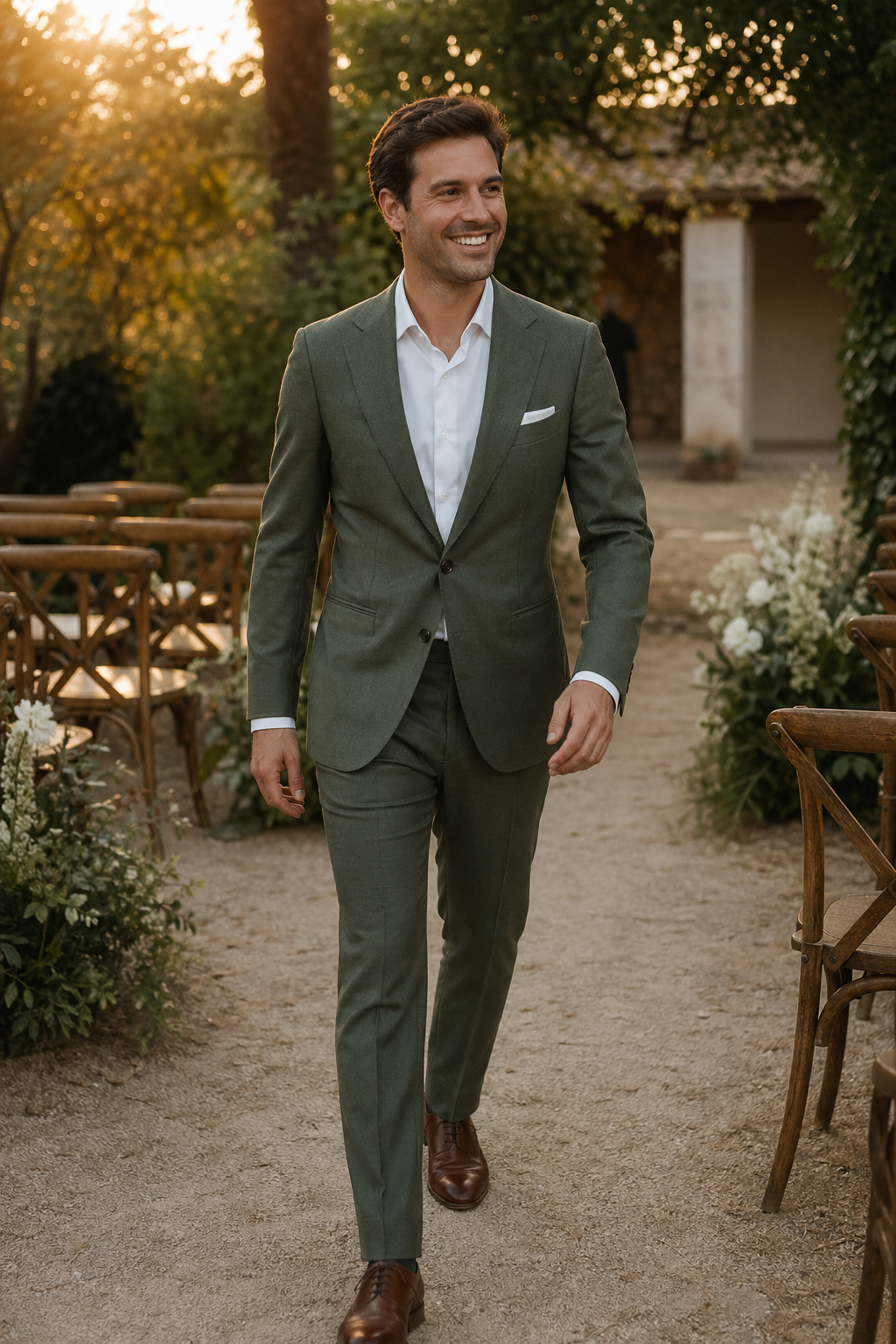 Marié en costume sur mesure — Smoking bordeaux : charisme et élégance cinématographique — smoking mariage homme couleur originale