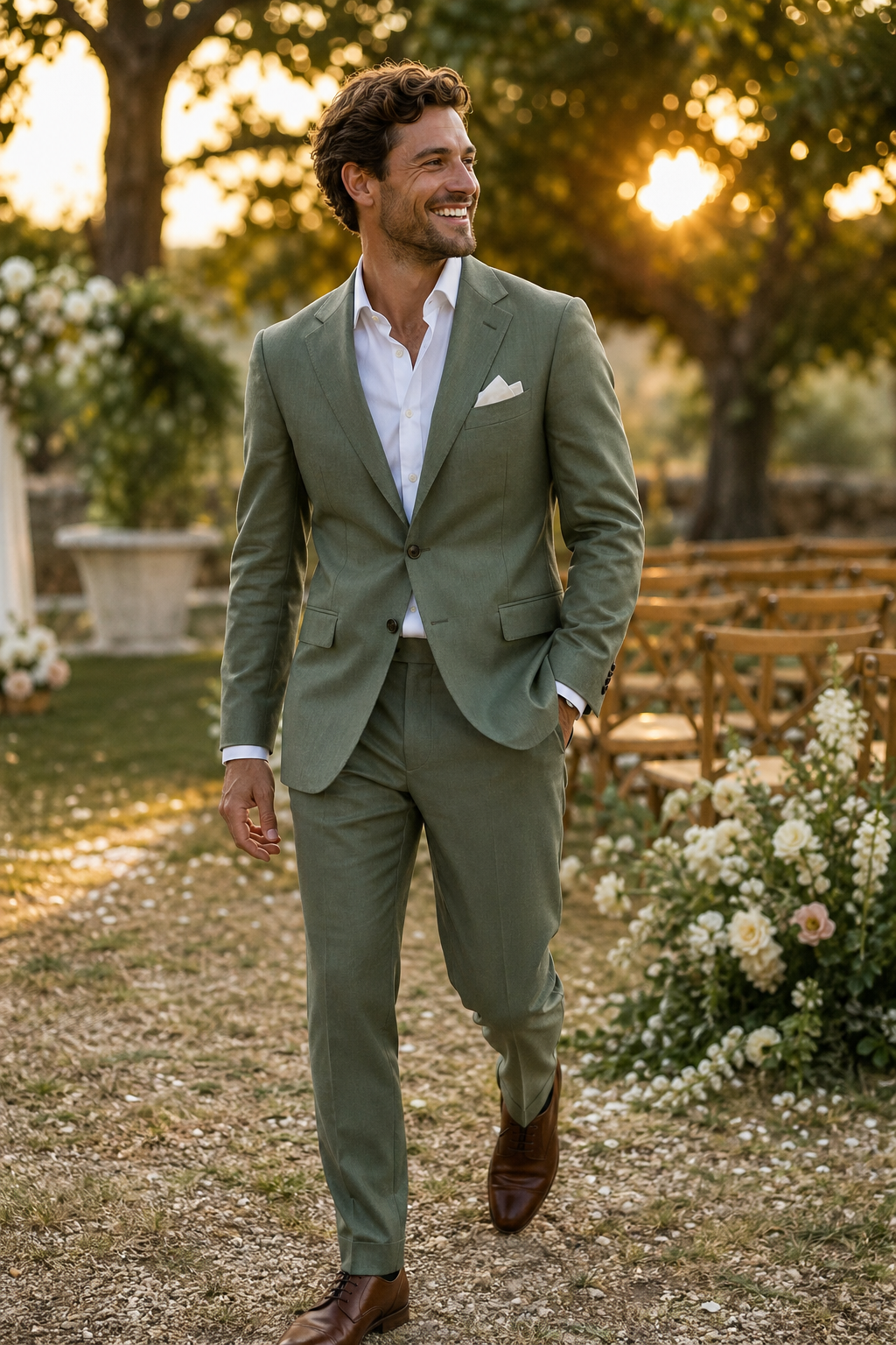 Marié en costume sur mesure — Caractéristiques techniques — guide cols chemise homme