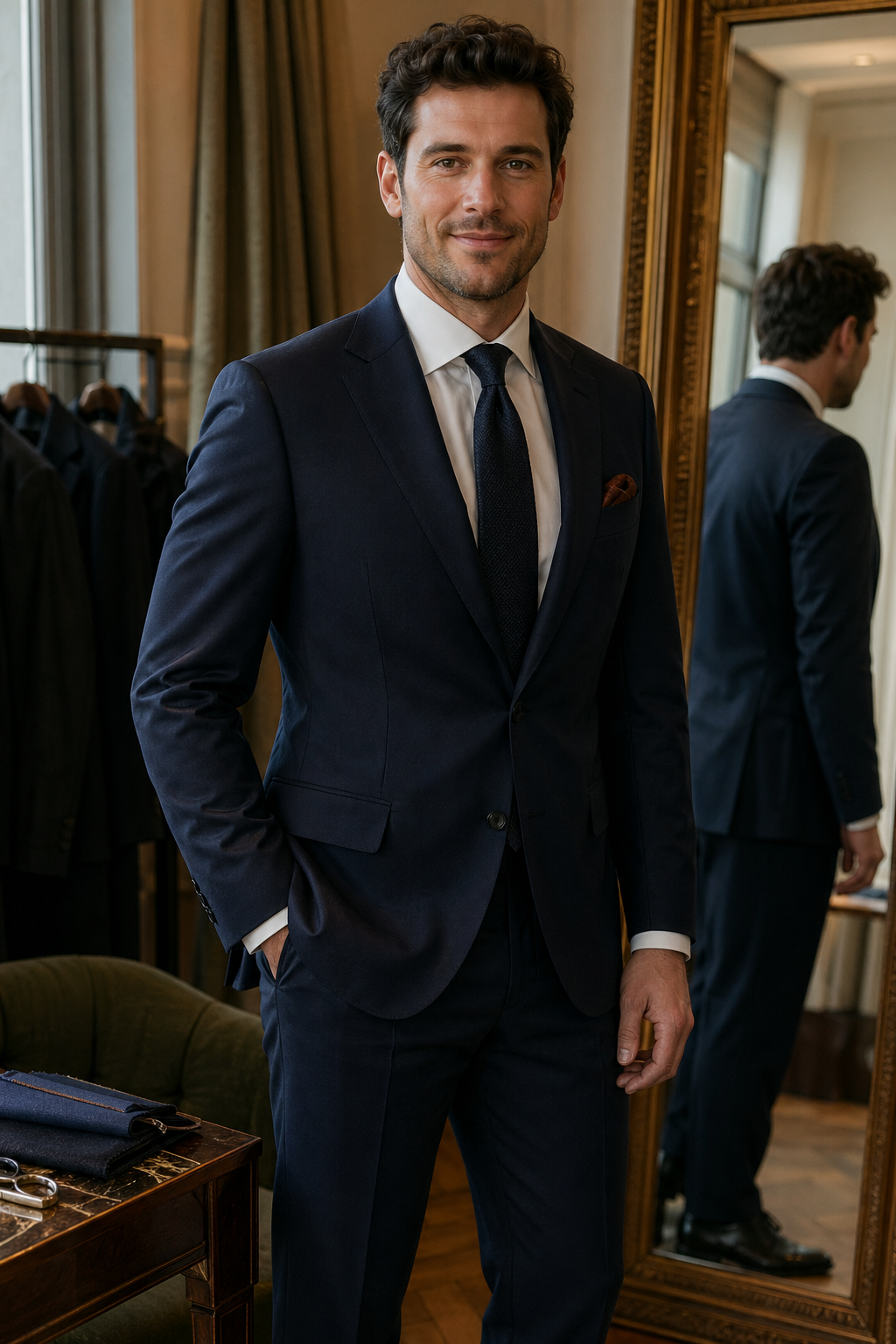 Costume sur mesure adapté morphologie — 5) Combien de mesures faut-il pour un costume vraiment ajusté ? — question costume sur mesure