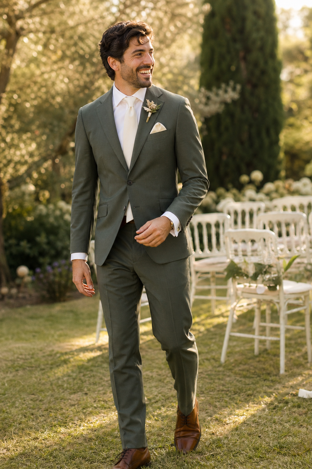 Marié en costume sur mesure — Quand porter des boutons de manchette — boutons de manchette homme