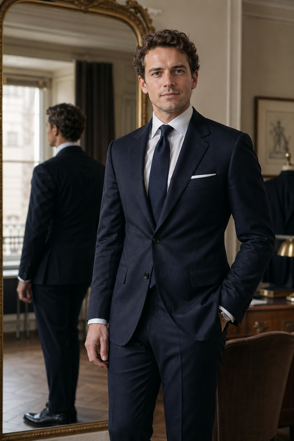 Costume sur mesure adapté morphologie — Les avantages de choisir la bonne dimension — guide taille blazer