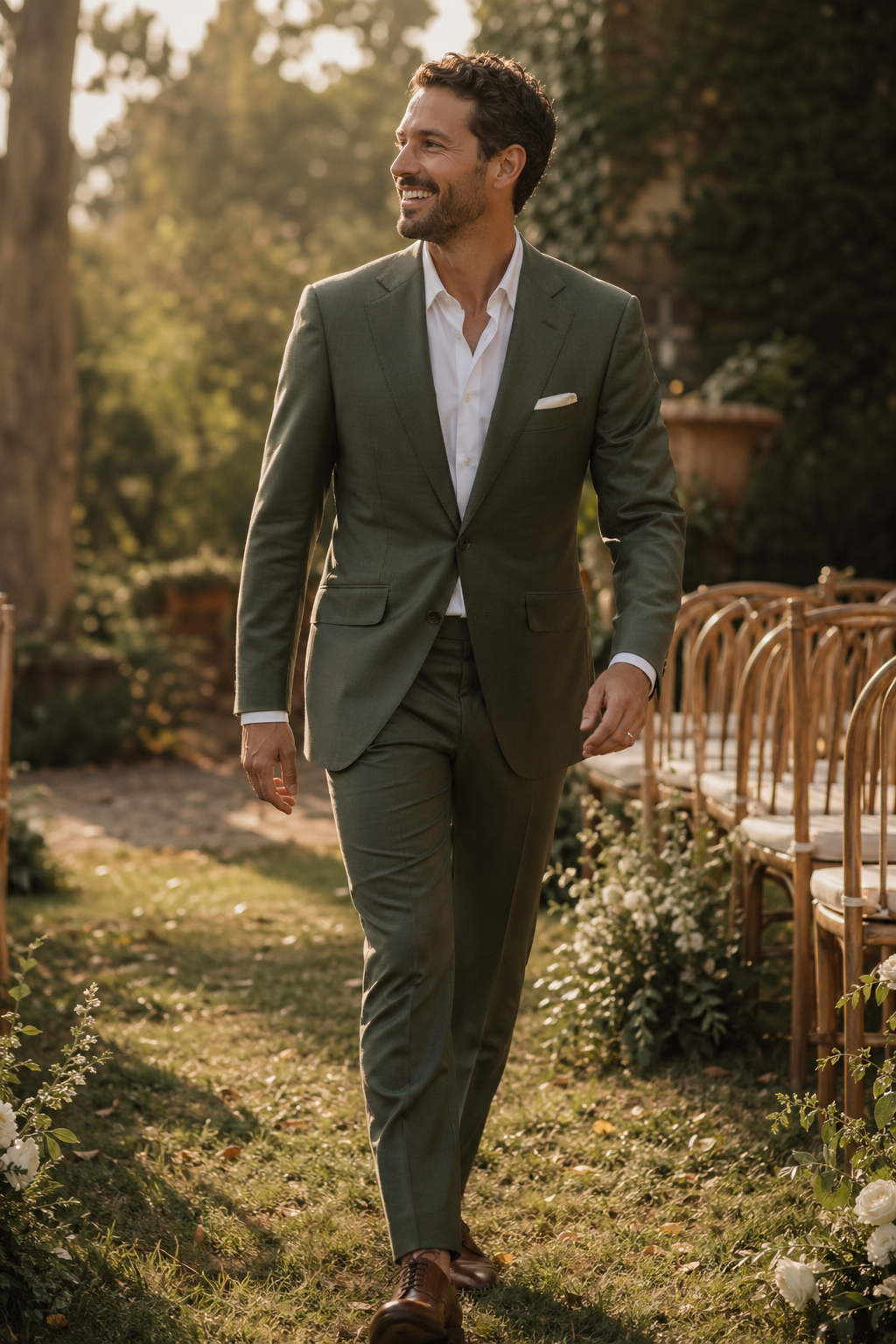 Marié en costume sur mesure — Les finitions techniques et structurelles — costume de mariage homme l art de l eleg