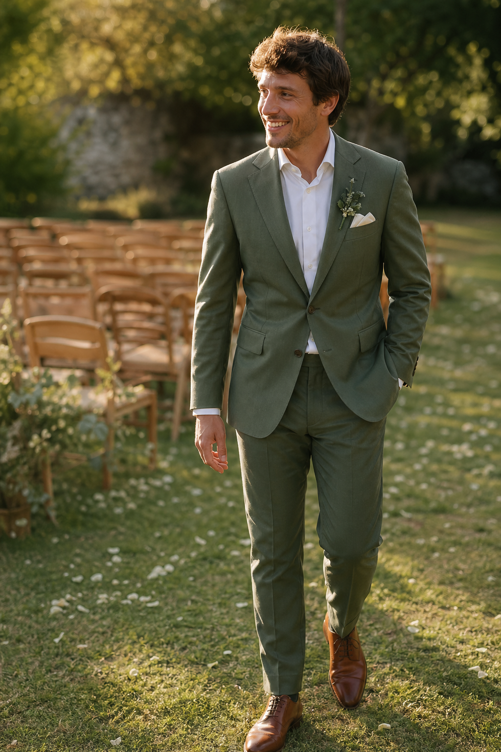 Marié en costume sur mesure — Costume Privé Paris : avis dans la presse sur le costume sur-mesure — dans la presse costume sur mesure