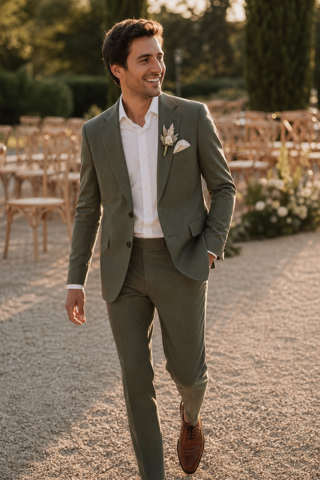 Marié en costume sur mesure — Détails de style : l’ADN évoqué par les médias — dans la presse costume sur mesure