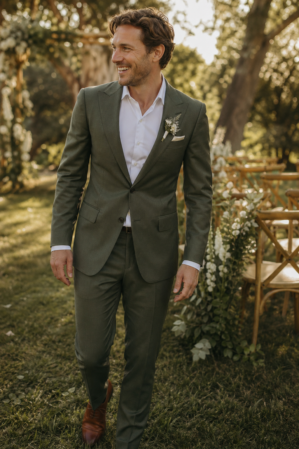 Marié en costume sur mesure — Costume style italien ou costume style anglais : comment choisir ? — costume style italien ou costume style a