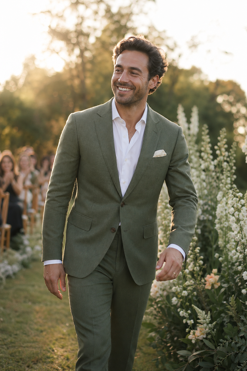 Marié en costume sur mesure — Costume coupe anglaise ou costume coupe italienne : laquelle vous convient  — costume style italien ou costume style a