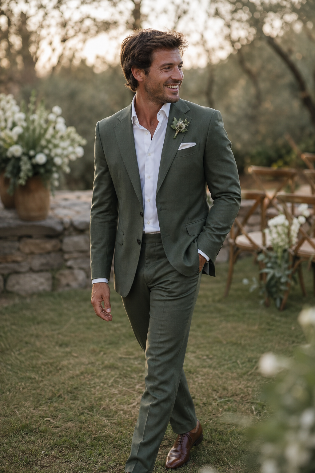 Marié en costume sur mesure — 2) L’esprit de votre mariage : le critère numéro 2 — costume mariage coupe anglaise ou coupe 