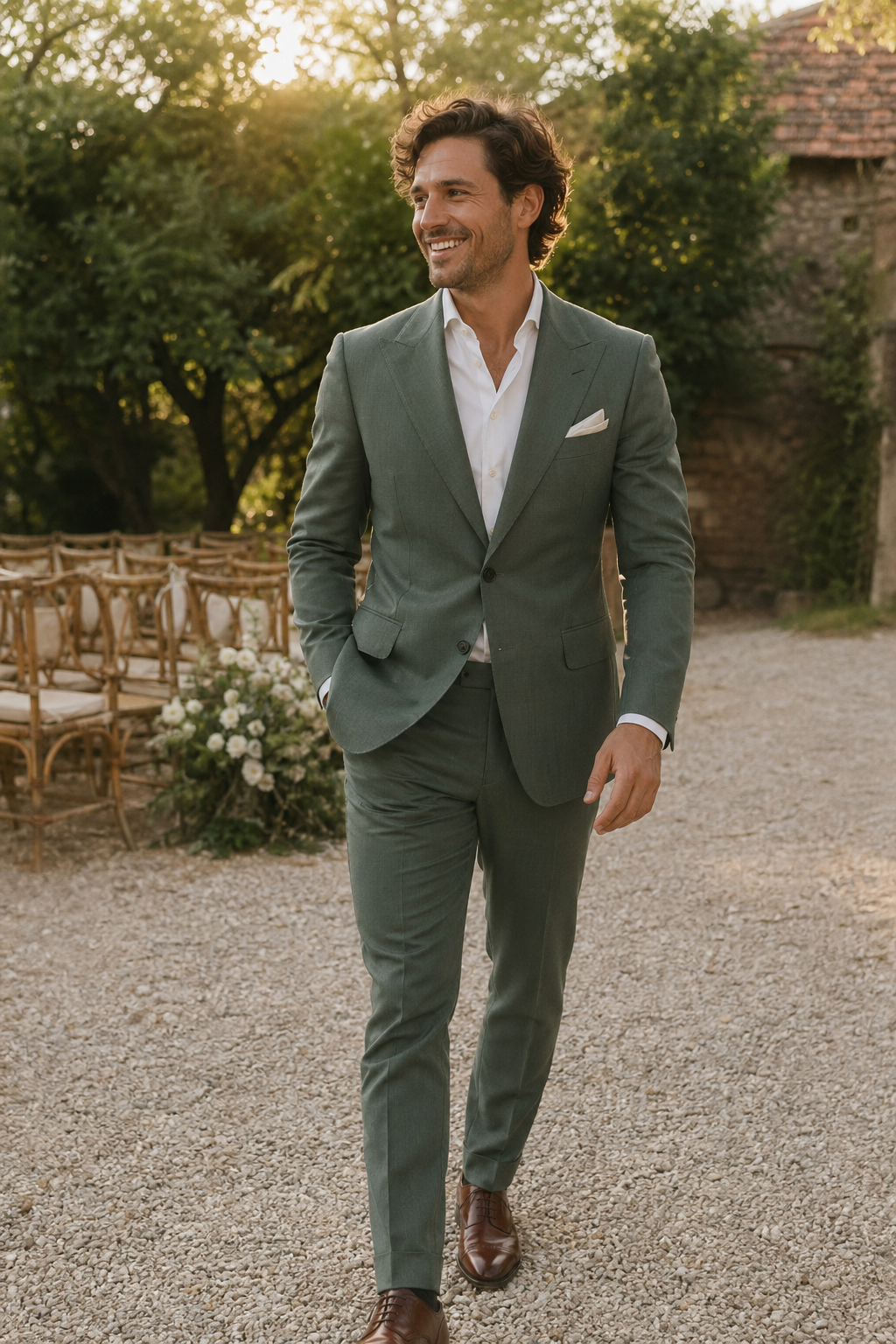 Marié en costume sur mesure — Pourquoi porter un pantalon sur mesure ? — le pantalon sur mesure a du style