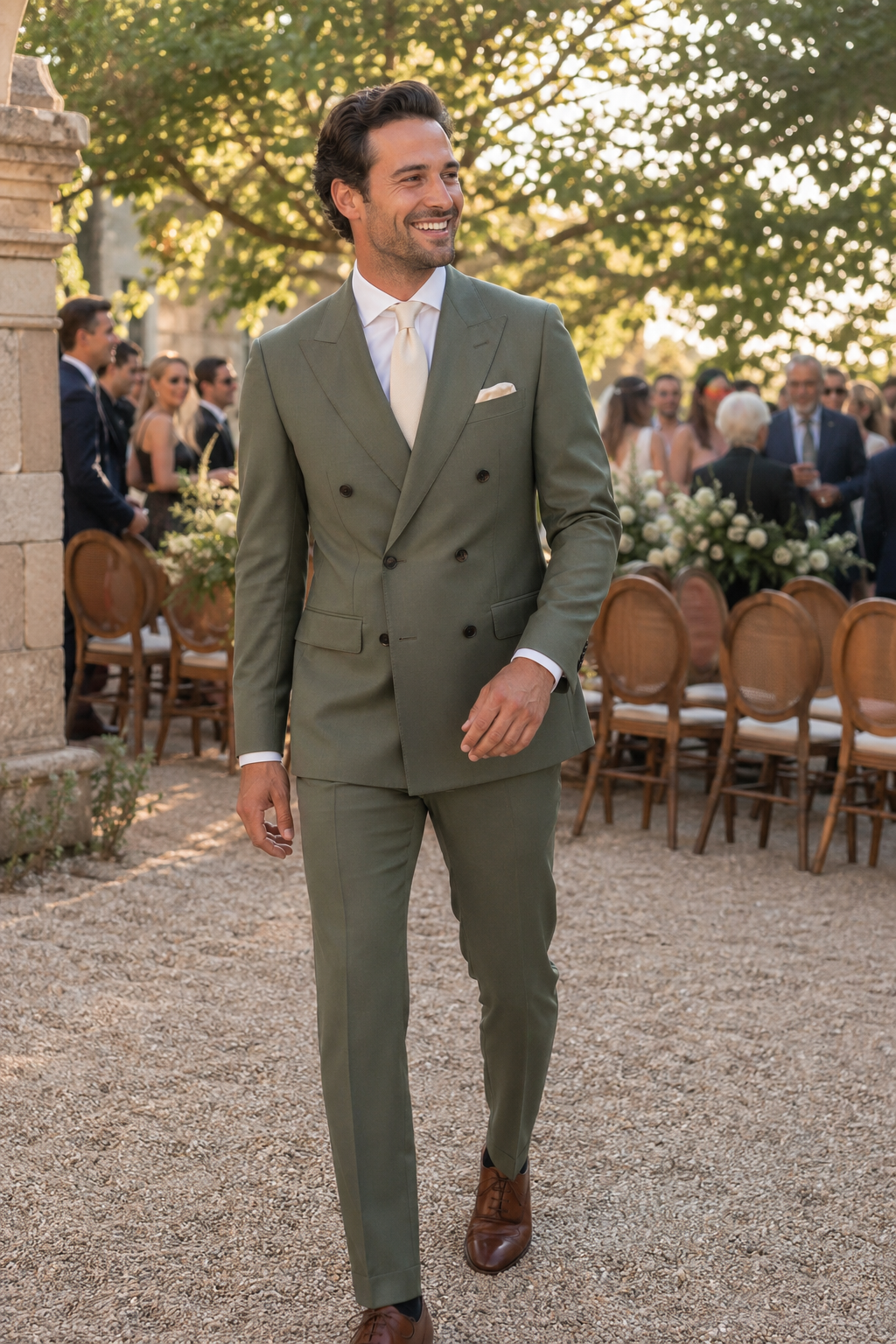 Marié en costume sur mesure — Conversion : trouvez votre meilleur costume croisé sur-mesure chez Costume  — meilleur costume croise sur mesure