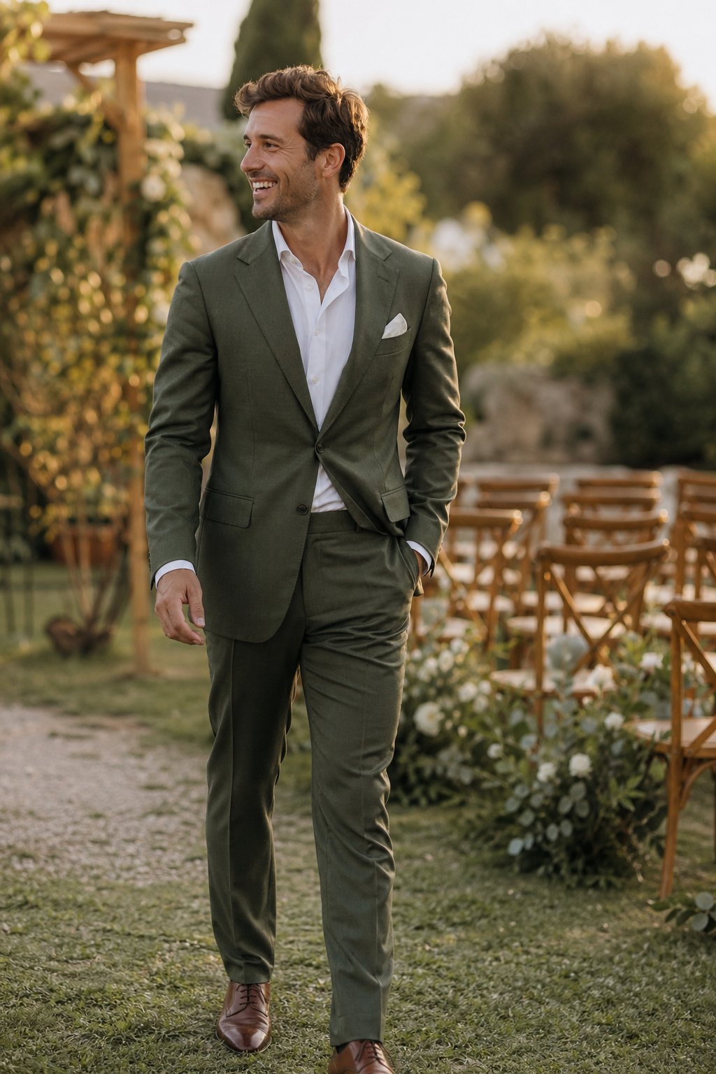 Marié en costume sur mesure — 1. L'Anatomie et l'Attitude du Costume Croisé — homme costume croise