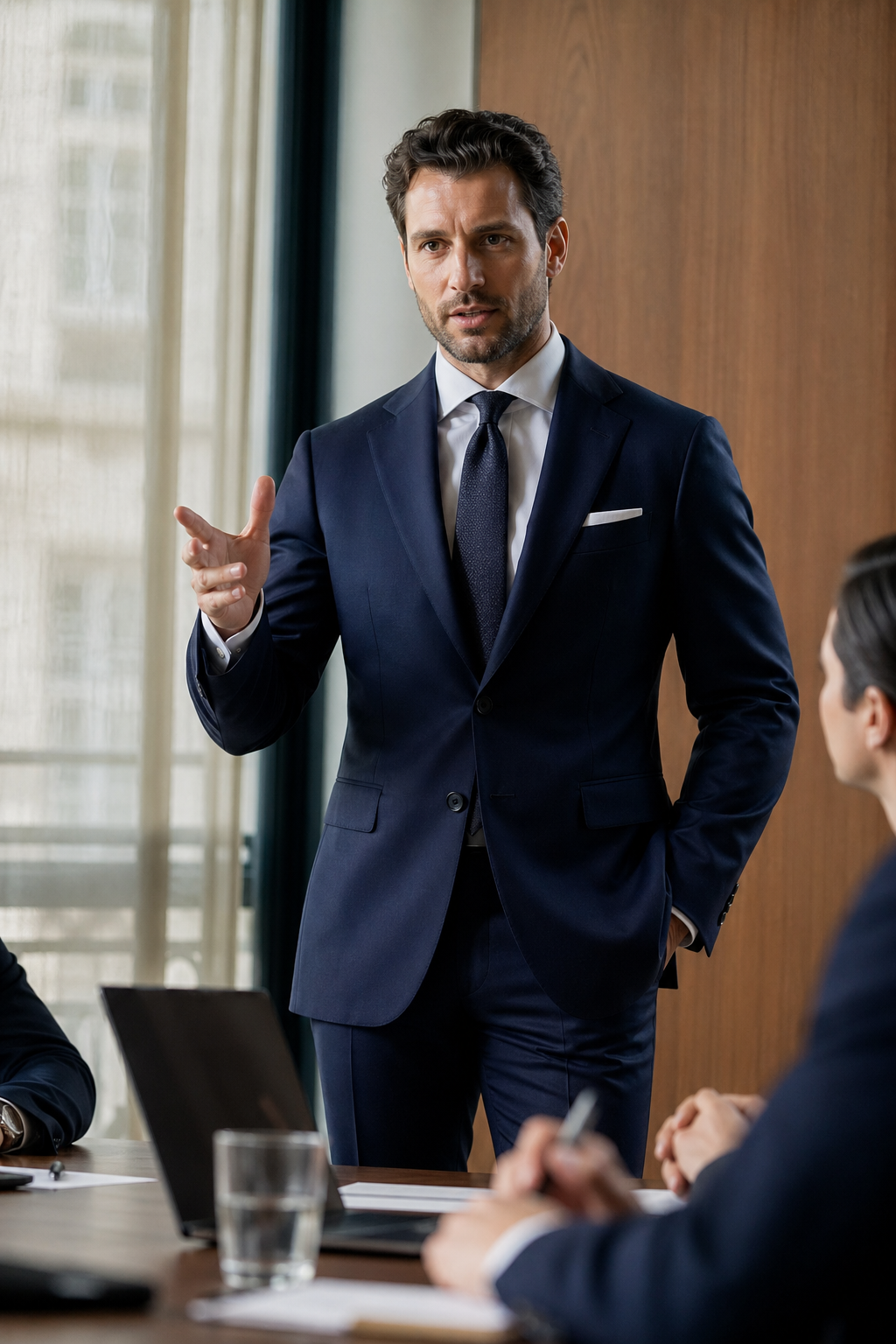 Cadre en costume sur mesure parisien — Costume Business Sur-Mesure Paris : Le Guide Complet — costume business homme