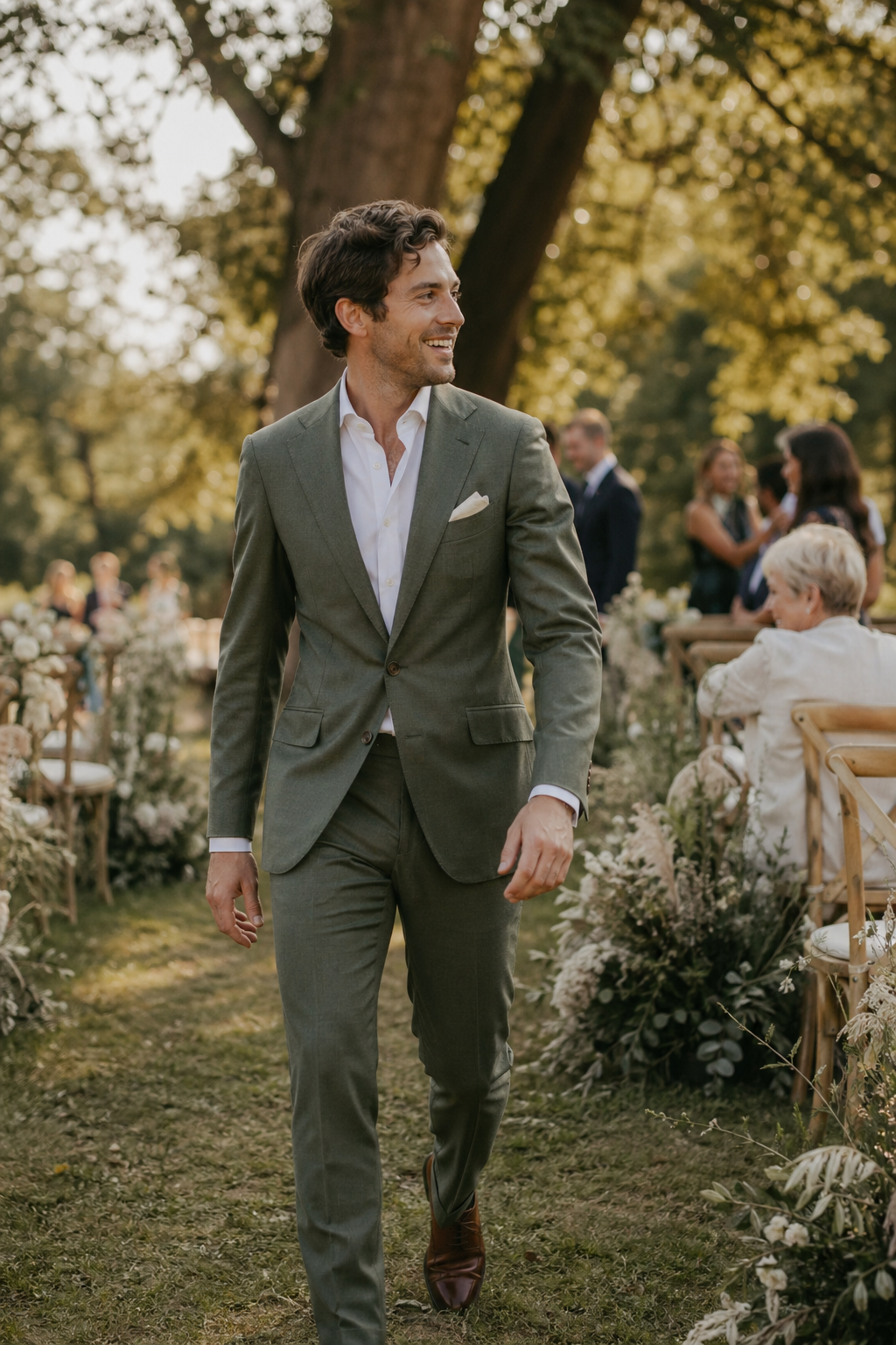 Marié en costume sur mesure — Pourquoi choisir un costume de mariage sur mesure? — costume mariage sur mesure paris