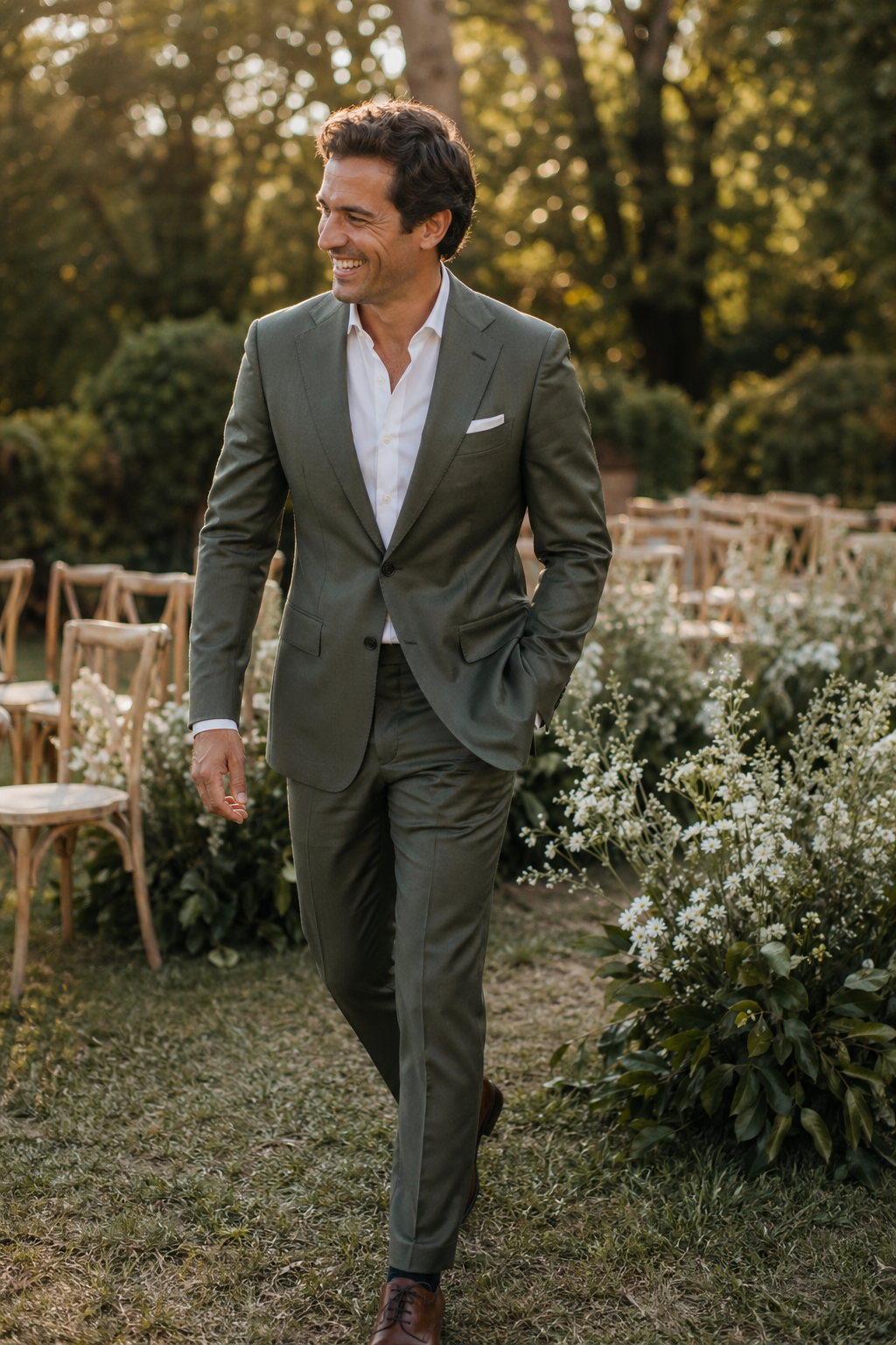Marié en costume sur mesure — Un savoir-faire dédié aux futurs mariés — costume mariage sur mesure paris