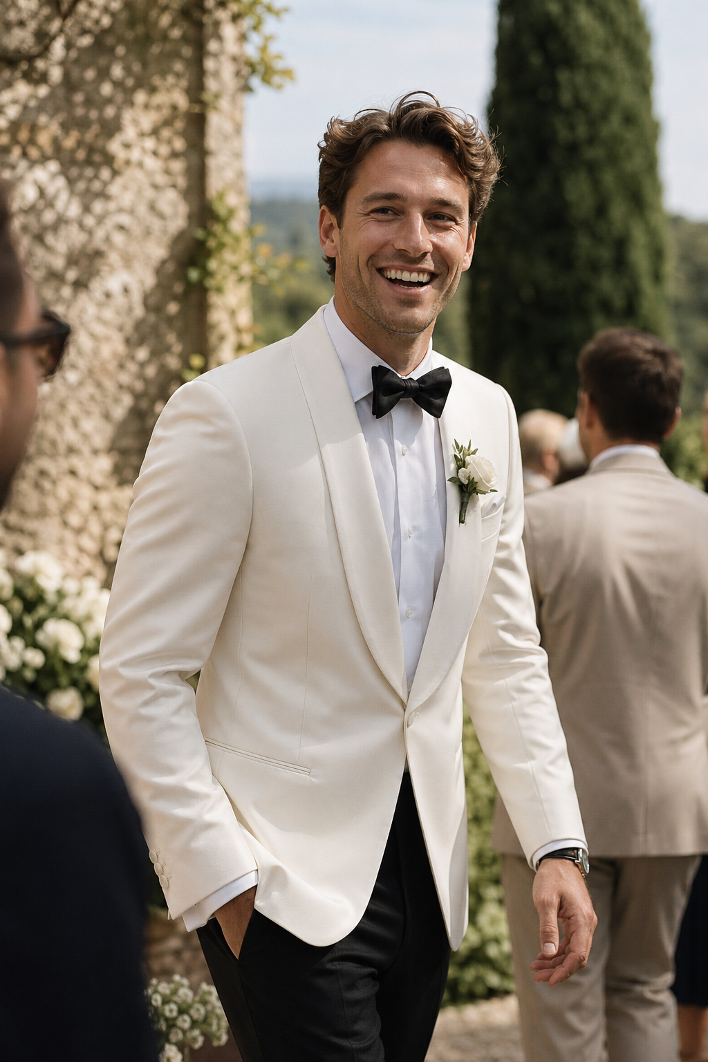Smoking Blanc Sur-Mesure Homme : Comment Avoir un Style Officiel ? — Entretien de votre smoking blanc