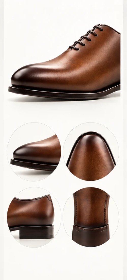 Forme Paris : chaussure de ville homme à bout arrondi