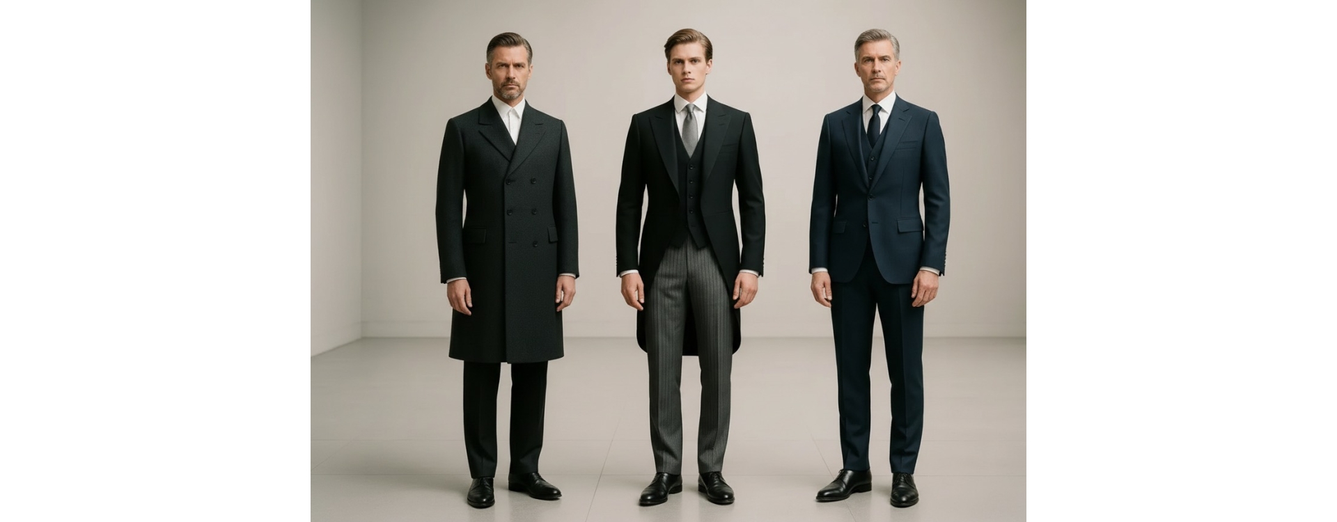 Quelle différence entre redingote, jaquette et costume 3p ?