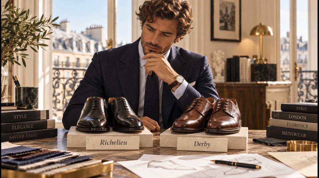 Richelieu ou Derby ? Quand porter chaque modèle