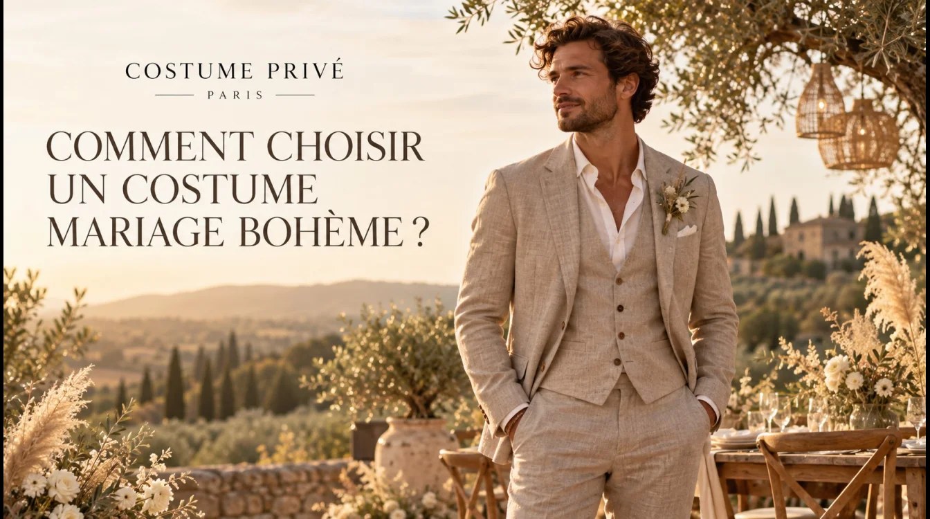 Comment choisir un costume mariage bohème ?
