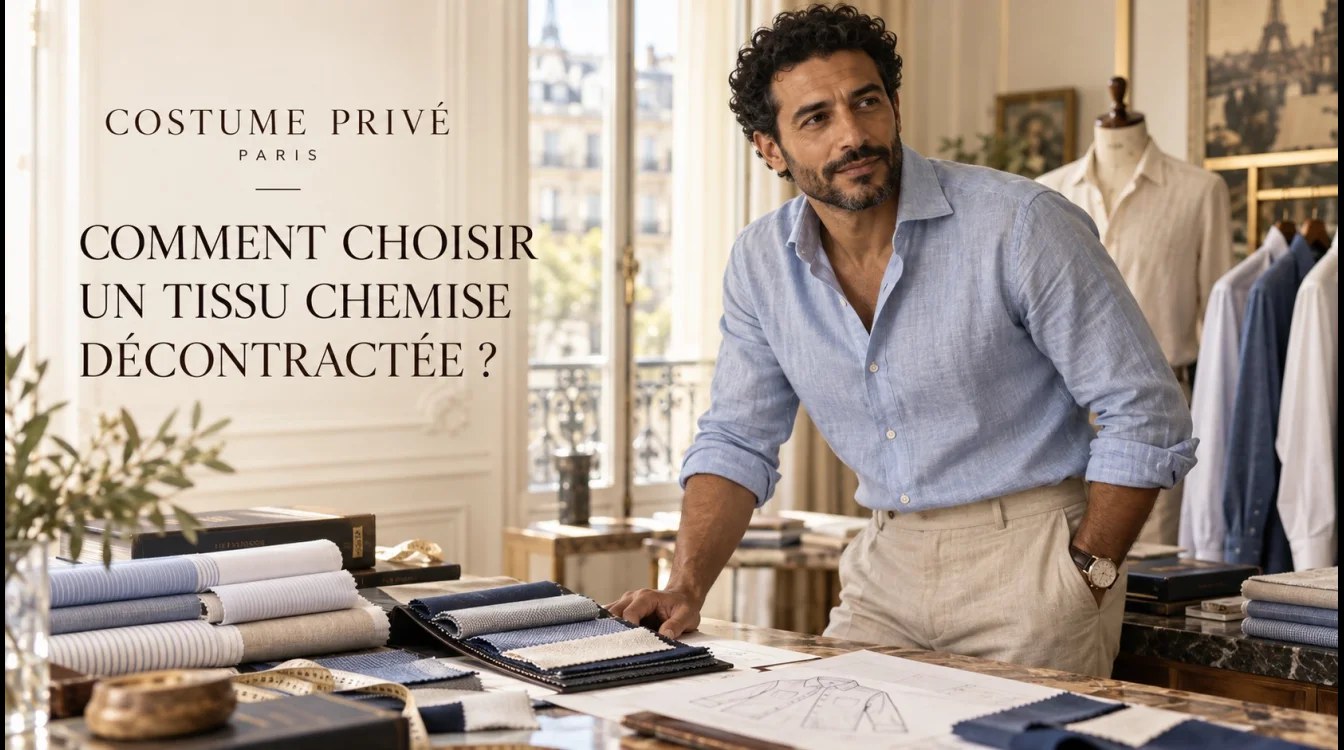 Comment choisir un Tissu chemise décontractée?