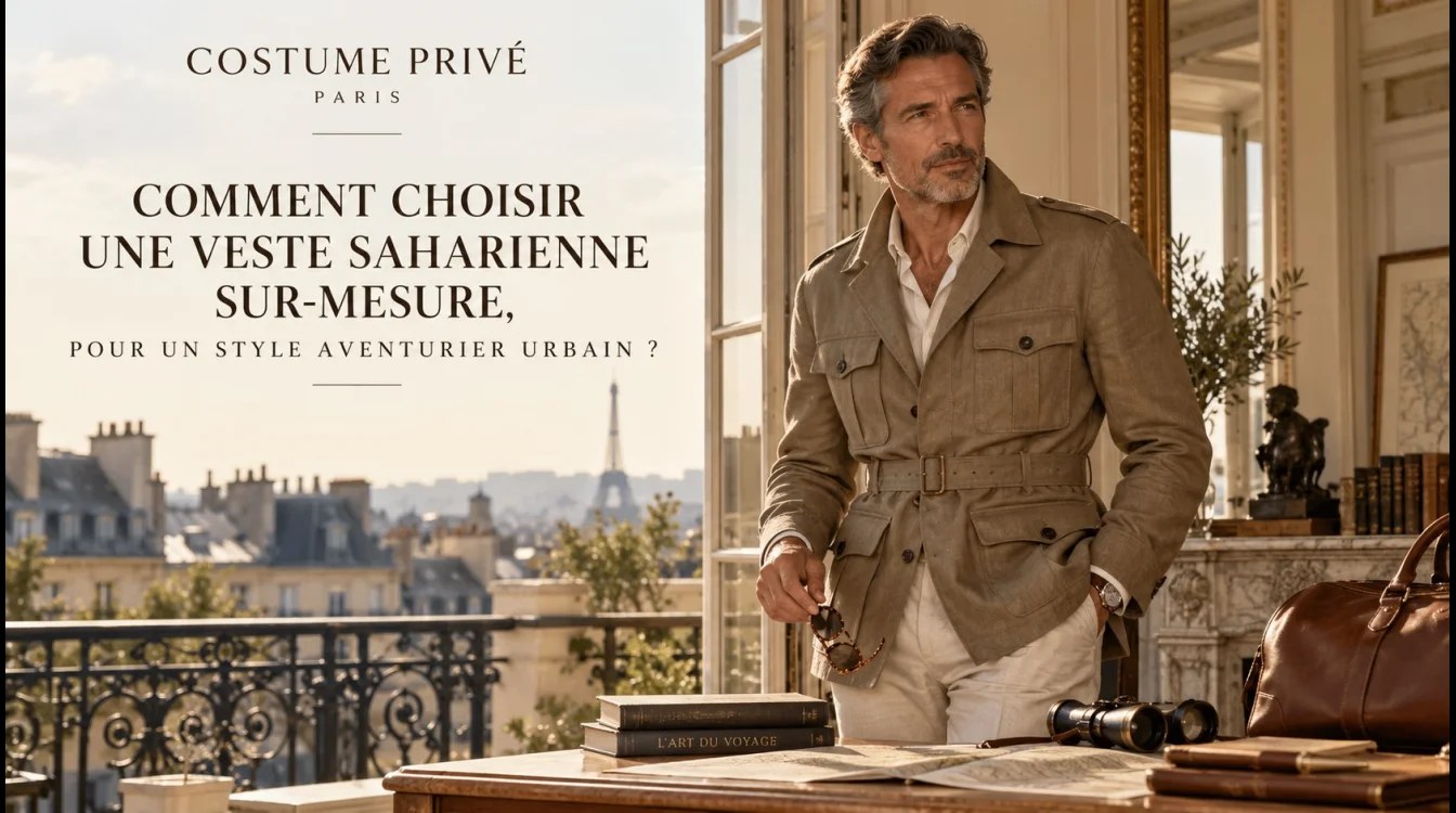 Comment choisir une Saharienne sur-mesure, pour un style aventurier urbain?