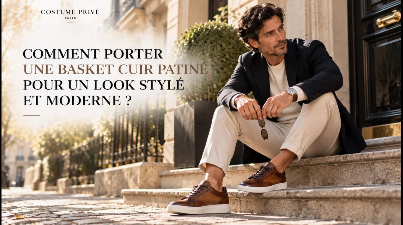 Comment Porter une Basket Cuir Patiné pour un Look Stylé et Moderne ?