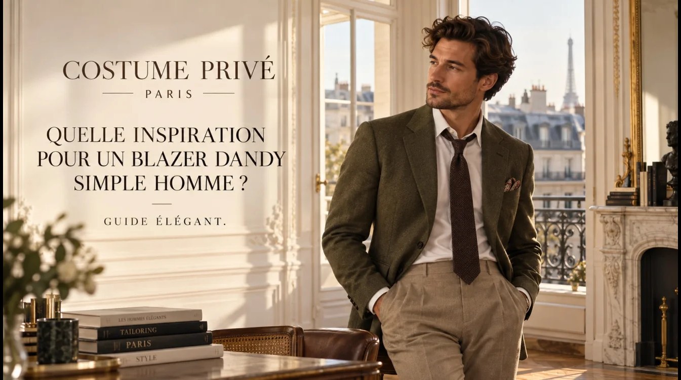 Quelle Inspiration pour un Blazer Dandy Simple Homme : Guide Élégant