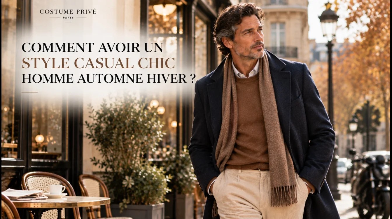 Comment avoir un Style Casual Chic homme automne hiver?