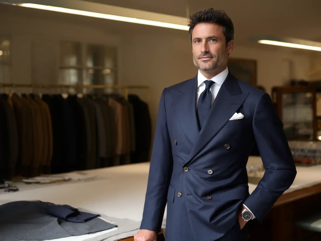 Le costume bleu magnifique