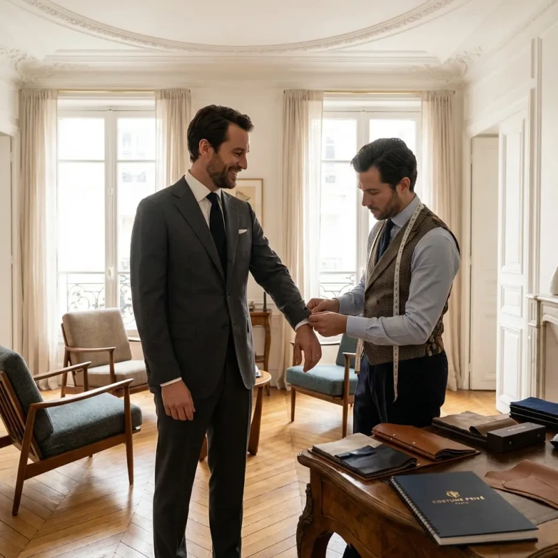 costume sur mesure pas cher