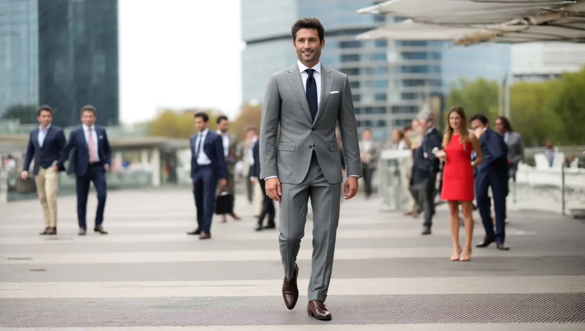 Votre costume croisé sur mesure à Puteaux