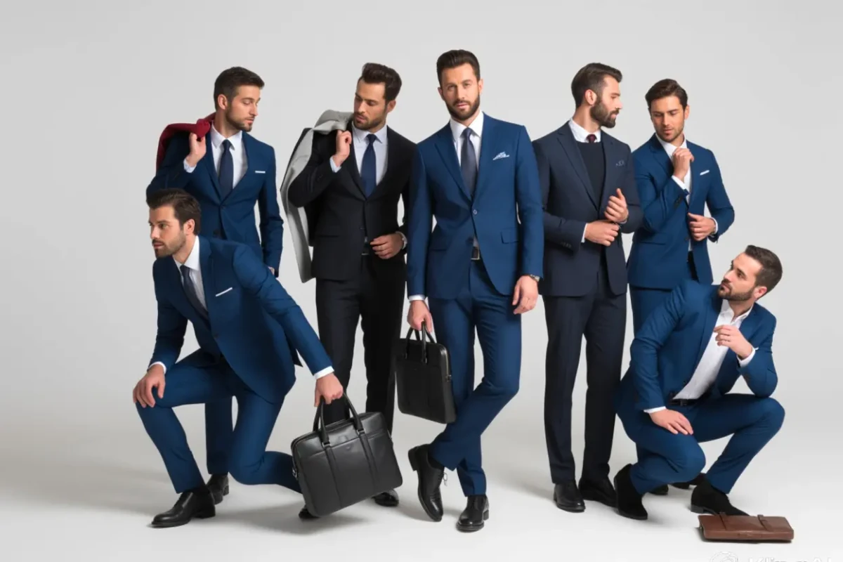 Guide pour costume bleu sur mesure (express)