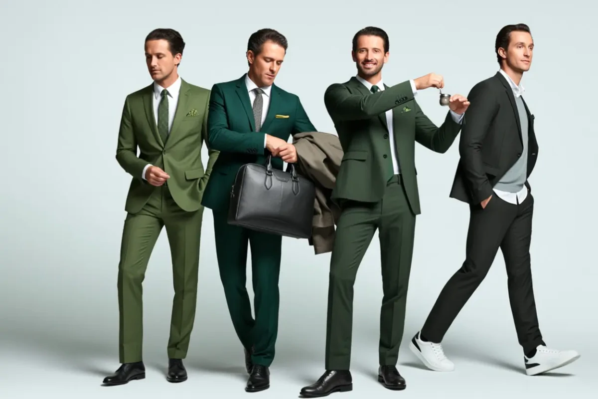 Choisir costume mariage vert