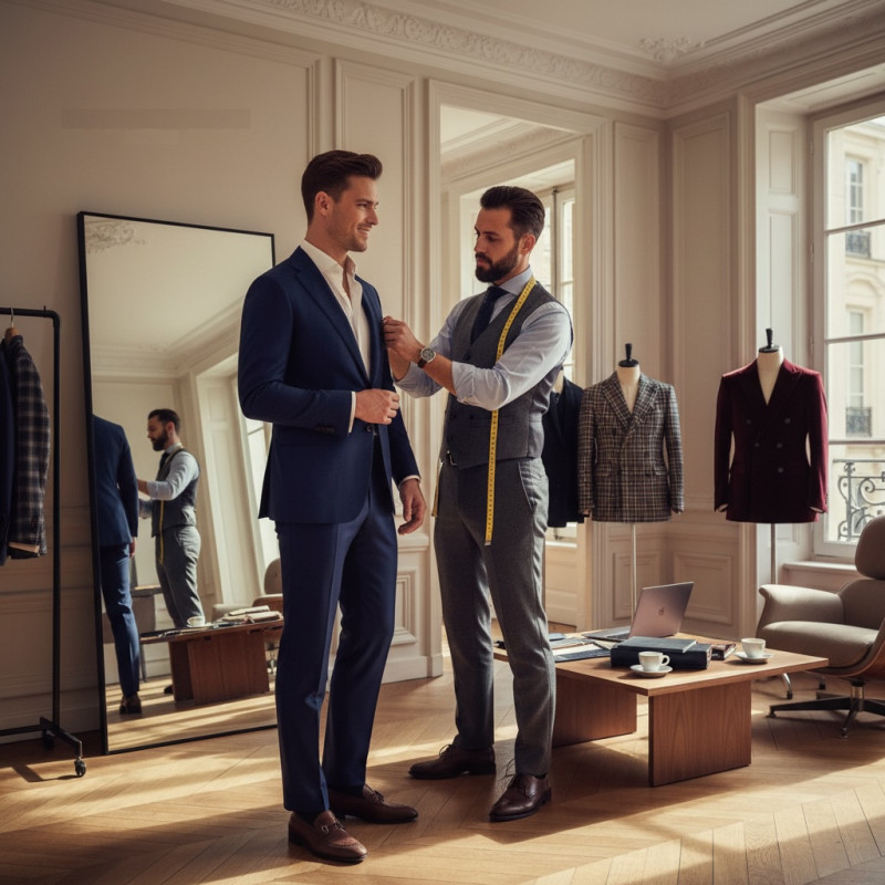 Tailleur costume homme Rennes sur mesure | Costume Privé Paris